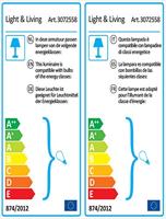 Light & Living Hanglamp 'Nikki' 45cm, gaas glans zwart - thumbnail