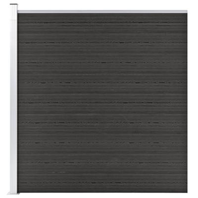 VidaXL Schutting 175x186 cm hkc grijs