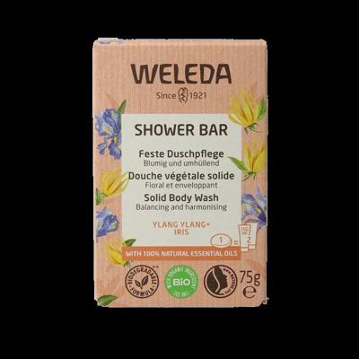 Weleda Shower bar ylang ylang + iris 75 Gram Weleda Shower bar ylang ylang + iris 75 Gram