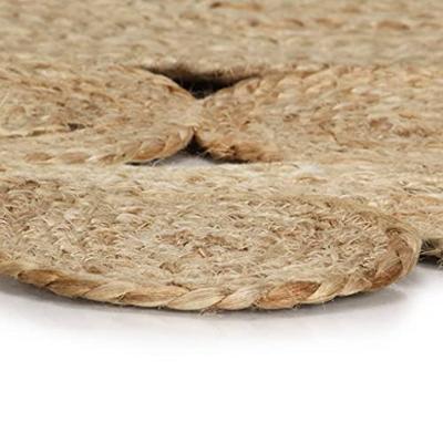 VidaXL Vloerkleed handgemaakt 150 cm gevlochten jute