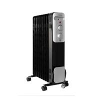 Inventum ko931b oliegevulde radiator 2000w zwart/zilver - thumbnail