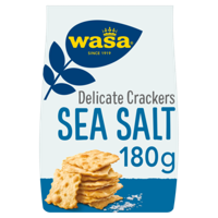 Wasa Delicate Crackers Sea Salt 180g bij Jumbo - thumbnail