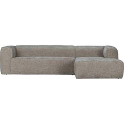 WOOOD Loungebank 'Bean' Rechts, Melange, kleur Travertin