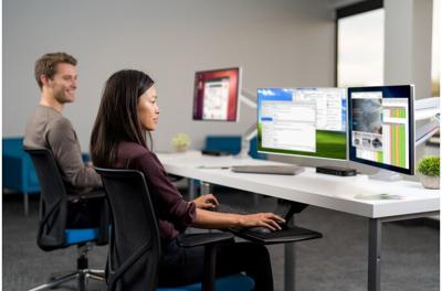 Kensington K55471EU flat panel bureau steun 81,3 cm (32 ) Doorvoer Zilver