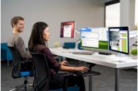 Kensington K55471EU flat panel bureau steun 81,3 cm (32 ) Doorvoer Zilver - thumbnail