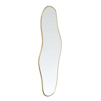 Wandspiegel 100x45 cm goudkleurig