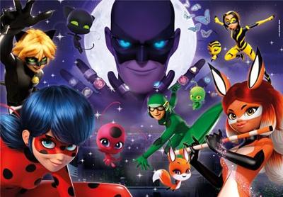 Clementoni legpuzzel super color valutare in miraculous, 104st.