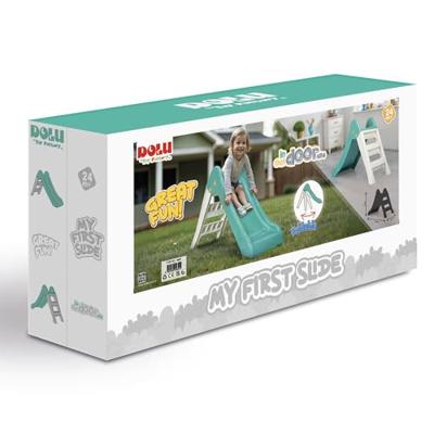 Dolu Glijbaan 70.5x117x48.5 cm Wit/Groen