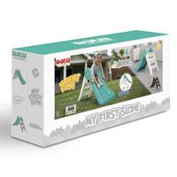 Dolu Glijbaan 70.5x117x48.5 cm Wit/Groen - thumbnail