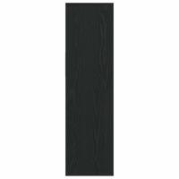 Boekenkast 34x31x112 cm bewerkt hout zwart - thumbnail