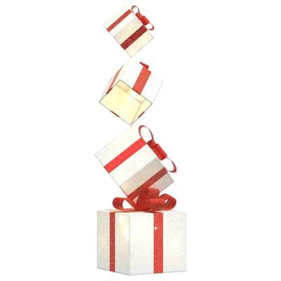 VidaXL Kerstdecoratie geschenkdoos 80 led's warm wit VidaXL Kerstdecoratie geschenkdoos 80 led's warm wit