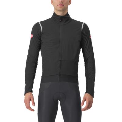 Castelli Alpha Doppio RoS lange mouw fietsjack zwart heren S Castelli Alpha Doppio RoS lange mouw fietsjack zwart heren S