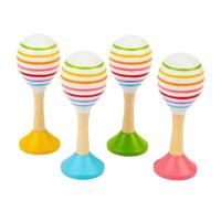 Bigjigs houten junior maraca, 2st. - thumbnail