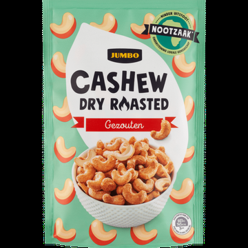 Jumbo Cashew Dry Roasted Gezouten 125 g