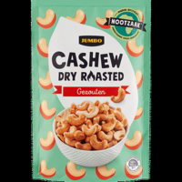 Jumbo Cashew Dry Roasted Gezouten 125 g - thumbnail