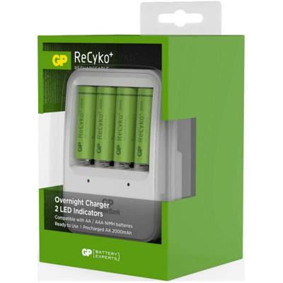 GP Batteries PowerBank 420 met ReCyko+ AA 2000 oplader + 4x AA batterijen