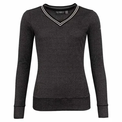 Anky Pullover Glossy zwart maat:s Anky Pullover Glossy zwart maat:s