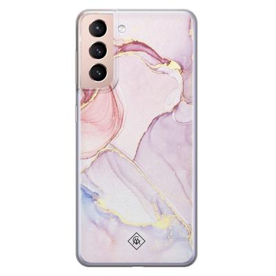 Samsung Galaxy S21 Plus siliconen hoesje - Purple sky Samsung Galaxy S21 Plus siliconen hoesje - Purple sky