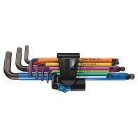 Wera 950 SPKL/9 SM HF Multicolour Stiftsleutelset, metrisch, BlackLaser, met vasthoudfunctie, 9 -delig - 1 stuk(s) - 05022210001