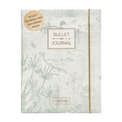 Pimpelmees Bullet Journal PRO Mono Luxe Vintage Green Pimpelmees Bullet Journal PRO Mono Luxe Vintage Green