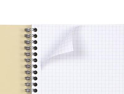 Clairefontaine FOREVER spiraalschrift, gerecycleerd, A5, 90g, 120 blz, geruit 5 mm, geassorteerd Clairefontaine FOREVER spiraalschrift, gerecycleerd, A5, 90g, 120 blz, geruit 5 mm, geassorteerd