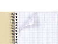 Clairefontaine FOREVER spiraalschrift, gerecycleerd, A5, 90g, 120 bladzijden, geruit 5 mm, groen - thumbnail