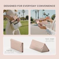 Satechi FindAll vegan-lederen brillenkoker met FindMy - Desert Rose - thumbnail
