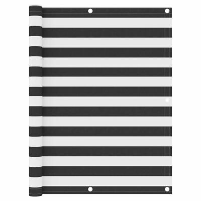 Balkonscherm 120x300 cm oxford stof antraciet en wit Balkonscherm 120x300 cm oxford stof antraciet en wit