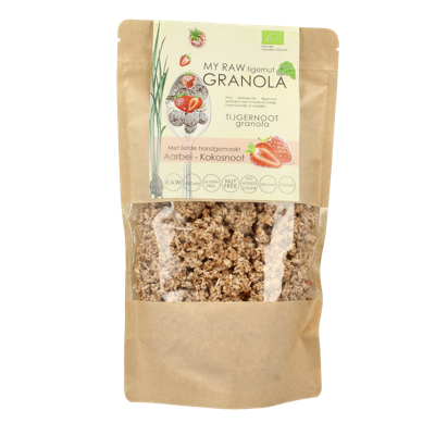 Vitiv Tijgernoot granola aardbei/kokosnoot bio 230 Gram
