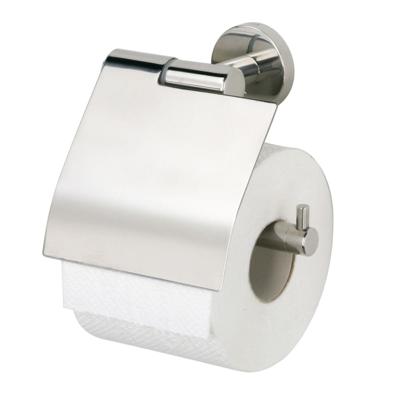 Tiger Toiletrolhouder Boston met Klep RVS Glans