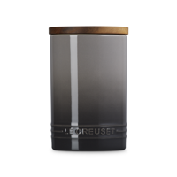 LE CREUSET - Signature - Voorraadpot 0,77l met houten deksel Flint - thumbnail
