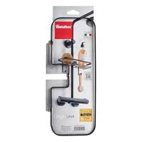 Metaltex Doucherek 29x11x9 cm Mat Zwart - thumbnail