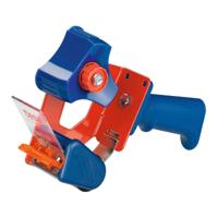 tesa Tapedispenser 06300-1-0 Blauw, Rood Rolbreedte (max.): 50 mm Rollengte (max.) 66 m Met reminrichting, Met mesbescherming, Met de hand instelbaar - thumbnail