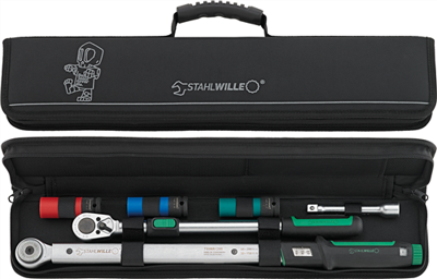 Stahlwille momentsleutelset 40-200nm 1/2" incl telescoopratel