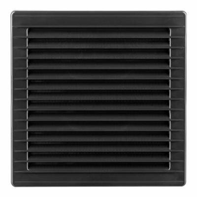 Ventilatierooster EDM 87726 Antraciet 17 x 17 x 1,15 cm Muggennet Ventilatierooster EDM 87726 Antraciet 17 x 17 x 1,15 cm Muggennet