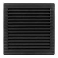 Ventilatierooster EDM 87726 Antraciet 17 x 17 x 1,15 cm Muggennet - thumbnail