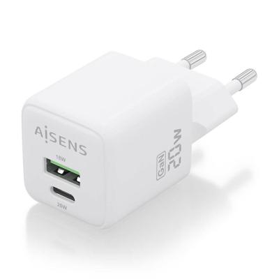 Oplader Aisens ASCH-20W2P010-W Wit 20 W (1 Stuks)
