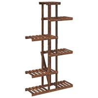 VidaXL Plantenstandaard 75x25x140,5 cm massief vurenhout - thumbnail