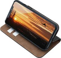 JT Berlin Tegel Booklet Apple iPhone 12, iPhone 12 Pro Zwart Flip Case, Met standfunctie - thumbnail