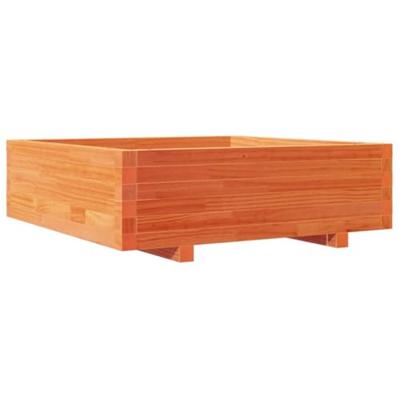 Plantenbak 80x80x26,5 cm massief grenenhout wasbruin Plantenbak 80x80x26,5 cm massief grenenhout wasbruin