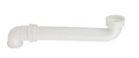 Kirchhoff Kunststof ruimtebesparende gootsteenafvoerbocht, wit, 1 1/2" IT x 290 mm x 1 1/2" ET - 98833848 - thumbnail