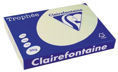 Clairefontaine Trophée Pastel, gekleurd papier, A3, 80 g, 500 vel, lichtgroen