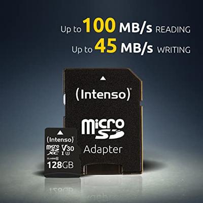 Intenso Professional microSDHC-kaart 32 GB Class 10, UHS-I Incl. SD-adapter