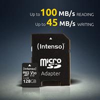 Intenso Professional microSDHC-kaart 32 GB Class 10, UHS-I Incl. SD-adapter - thumbnail