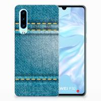 Huawei P30 | Sillicone Back Cover | Jeans - thumbnail