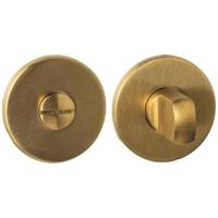 Intersteel WC-sluiting verdekt ø52x6mm met stift 6-8mm PVD messing mat - thumbnail