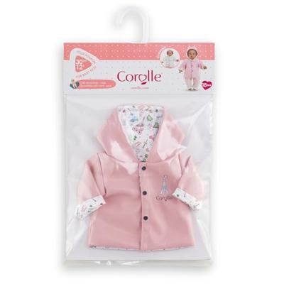 Corolle omkeerbare regenjas voor babypop, 30cm Corolle omkeerbare regenjas voor babypop, 30cm