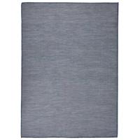 Buitenkleed platgeweven 200x280 cm blauw - thumbnail
