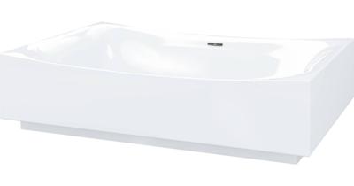 Ligbad Clou Hammock 200x140x50cm Acryl Glans Wit (Vrijstaand)