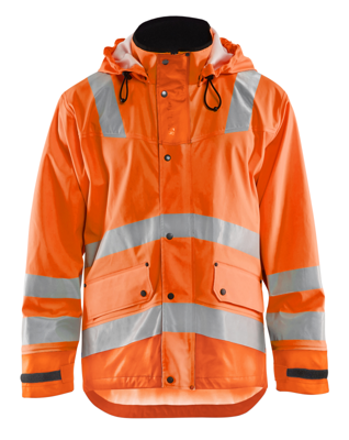 Blåkläder Regenjas High-Vis LEVEL 3 43272005 | High-Vis Oranje | Maat M - 7330509666999
